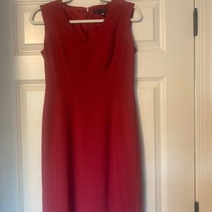 Sleeveless rose sleeveless dress- White House Black Market